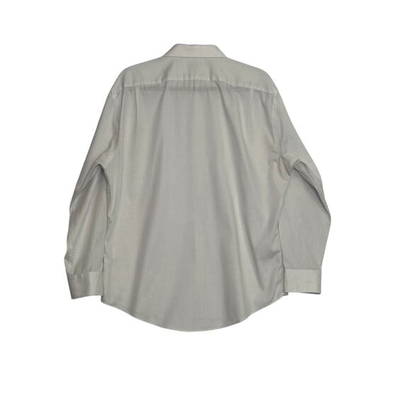 Nordstrom Rack off white woven long sleeves dress shirt size XL - Picture 8 of 12